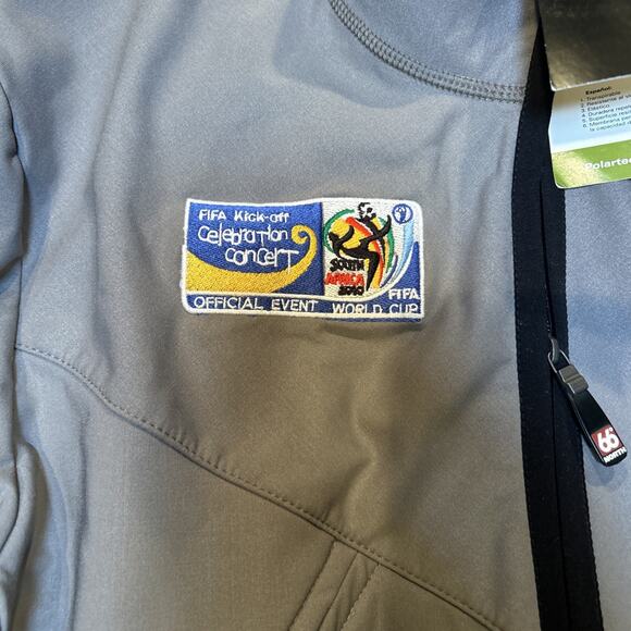 66 North Softshell Glymur Jacket Gray M XL Polartec Full Zip FIFA WORLD CUP RARE - Picture 3 of 11